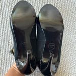 Vintage Merona Collection Black Patent Suede High Heels Pumps Sz 7 Photo 10