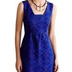 Anthropologie  | Maeve Averie Geometric Jacquard Dress, Size 0 Photo 0