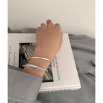 Boutique NEW Women's 925 Sterling Silver Engraved Feather Cuff Bracelet,‎ Adjustable Photo 9