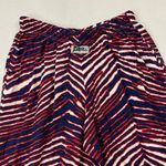 Zubaz Navy Red & White Striped Casual Lounge Football Sweat Pants Size S Photo 1