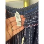 Allison New York Navy Short Off Shoulder Romper NWT Sz. M Blue Size M Photo 1