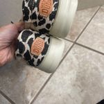 Hey Dude  Karina nwot Loafers Shoes Women's Size 9 Tan Canvas Zebra Print Slip On Photo 4