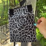 Mixed bag, black and white floral travel Crossbody Photo 2