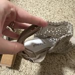 Jeffrey Campbell Ottawa Taupe Leather Peep Toe Cut Out Heels Photo 4