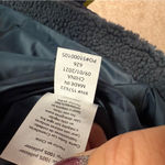 Eddie Bauer  Ladies Oversized Sherpa Teddy Navy Blue Long Jacket Pockets Plus XXL Photo 7