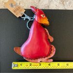 Source Unknown Australia Handmade Leather Kangaroo Coin PurseKeychain w/zipper pouch Or… Photo 5