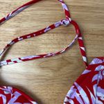 Kona Sol  Women's Red Layered Bikini Top - Size Large - NWT Photo 5