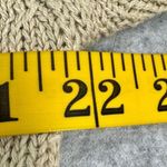 Vintage Colleen's Collectables Women's Large Cable Knit Sweater Floral Beaded Tan Photo 9