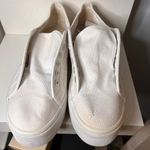 Superga  White Canvas‎ Platform Sneakers Slip-On Casual Women's Shoes Photo 3