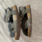 Cushionare Cushionaire Sandals Women Brown Footbed Slingback Buckle Open Toe Size 8 Wide Photo 4