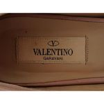 Valentino Garavani Women's Pale Pink Rhinestone-Bow Satin Pump Sz 38 Photo 6
