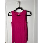 Old Navy  Tank Top Women's Small Barbie Pink Loose Fit Luxe Jersey Knit Photo 5
