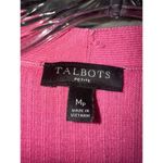 Talbots petite Barbie pink pocket long knit cardigan MP #671 Photo 2
