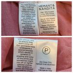 Hemant & Nandita Reha Long Maxi Dress Medium Sweetheart Pink Convertable Straps Photo 11