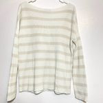 Tommy Bahama  Sweater Boat Neck Pullover Striped Ribbed Hem Striped Cream S Photo 76