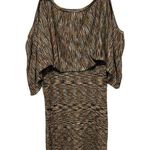 MINKPINK Bodycon Dress Beige Neutral Off-the-Shoulder size medium Photo 0