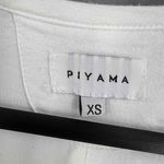 Piyama Romper White Lightweight Ruffle Drawstring Waist Bridal Resort‎ XS Photo 5