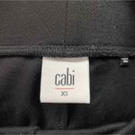 CAbi #3397 Bexley Street Leggings Womens XS Black Faux Leather Trim Vegan Photo 4