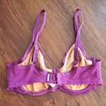 Chantelle  Elegant Magenta Floral Chic Feminine Lace Bra Size 32DD Photo 3