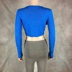 ZARA Blue Shrug Size Large Photo 10