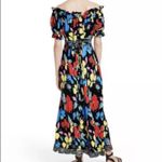 Rixo For Target Dress Size 0 Off The Shoulder Puff Sleeve Maxi Floral Print NWT Photo 4