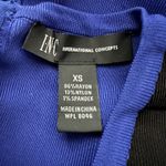 INC International Concepts Dress Womens XS Black Blue Bandage Party Cocktails Photo 6