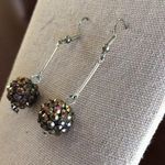 Vintage Disco Ball Hook Earrings Photo 1