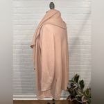 Haven Well Within Soft Pink Wool Blend Drape Open Front Cardigan/Wrap Size M Photo 8