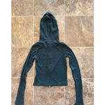 SKIMS Cotton Rib Zip Up Hoodie Spruce Size XS Photo 7