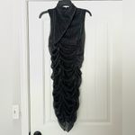 All Saints Tia Metallic Ruched Mini Dress Photo 3