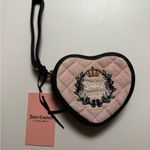 Juicy Couture  Pink and‎ Black Quilted Heart Mini Bag​ Photo 1