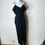 Banana Republic  Factory Black Ruffle Jumpsuit Photo 3