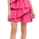 Endless Rose One-Shoulder Ruffle Minidress Size S NWT Photo 0