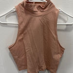 Charlotte Russe  Peach Pink High Neck Cropped Tank Top Photo 0