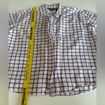 Vintage Gitano White Red Blue Short Sleeve Cotton Button Back Cotton Shirt 18W Photo 9