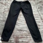 Ted Baker London black zip pockets rose gold snap buttons ankle pants 2 or US 6 Photo 14