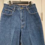 Eddie Bauer Heavyweight Blue Cotton Denim Straight Leg High Waist Jeans Size 12P Photo 3