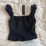 LIONESS NWT Almost Famous Top Onyx Black Women’s Size M Photo 1