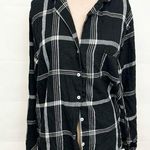 Victoria's Secret NWT Victoria’s Secret plaid button up pajama pj shirt large Photo 0