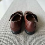 Vintage Dexter Walkmocs Cognac Brown Genuine Leather Maryjane Loafers Flats Sz 7 Photo 2