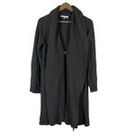 CAbi  Cozy Duster Cardigan Womens M Brown 100% Cotton Shawl Neckline Old Money Photo 1