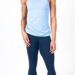 Spalding Women's High Neck Thin Straps Shirred Side Ruched Racerback Tank XS Photo 1