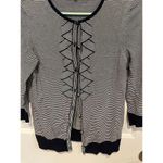 Talbots striped button down 3/4 cardigan size small petite Photo 5
