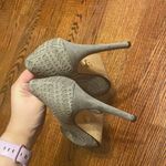 Pour La Victoire Tan Laser Cutout Platform Wedges Photo 5