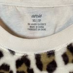 Aerie Oversized Cheetah Crewneck, sz XS Photo 1