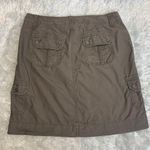 Sonoma Brown Cargo Mini Skirt Sz 10 Cotton Photo 1