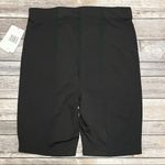 Juicy Couture Liquorice Black Bike Shorts NWT Medium High Rise Elastic Waistband Photo 2