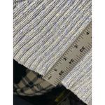 Free People Icy Blue Marled Cable Knit Sweater Dress Zip Collar Fitted L Photo 10