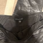 Stella Luce Pleather Black Camo Leggings  Photo 1