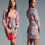 NWT, FAVORITE DAUGHTER The Barely Holding It Together Floral Mini Dress, Sz 8 Photo 1